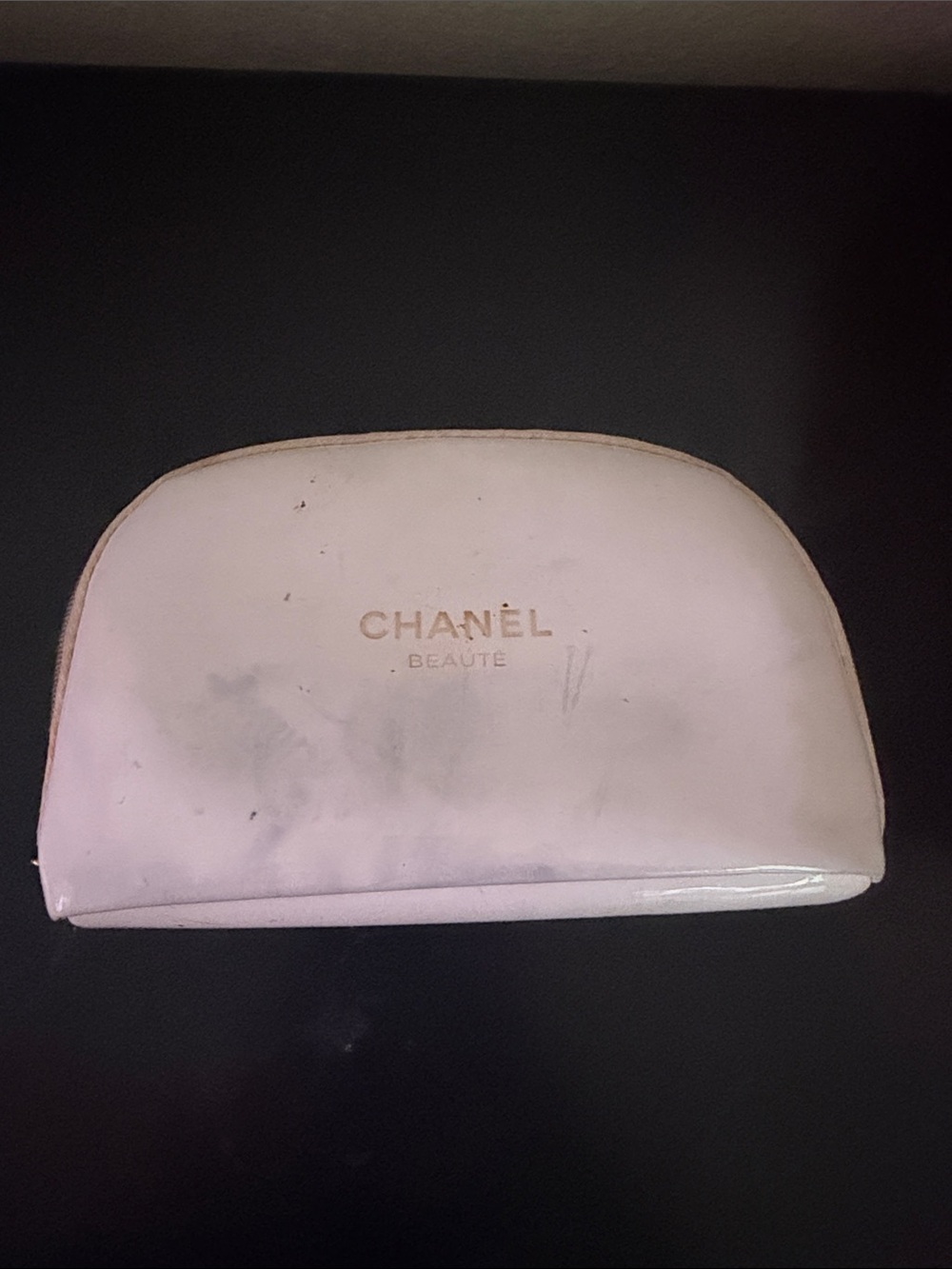 Chanel Beaute pouch beauty cosmetic bag